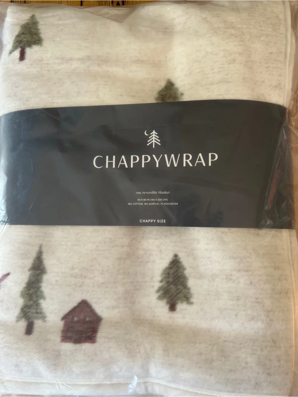 Chappy Wrap - Winter’s Walk - Cabin New
